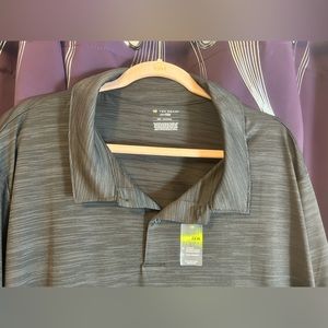 Tek Gear Dry Tek Grey Black Polo Size 4XB